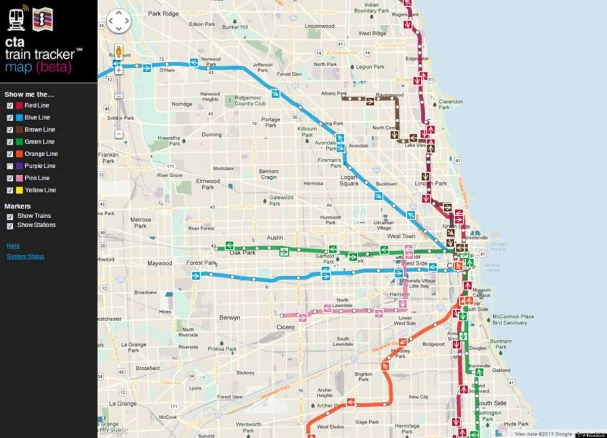 Chicago cta tog kart