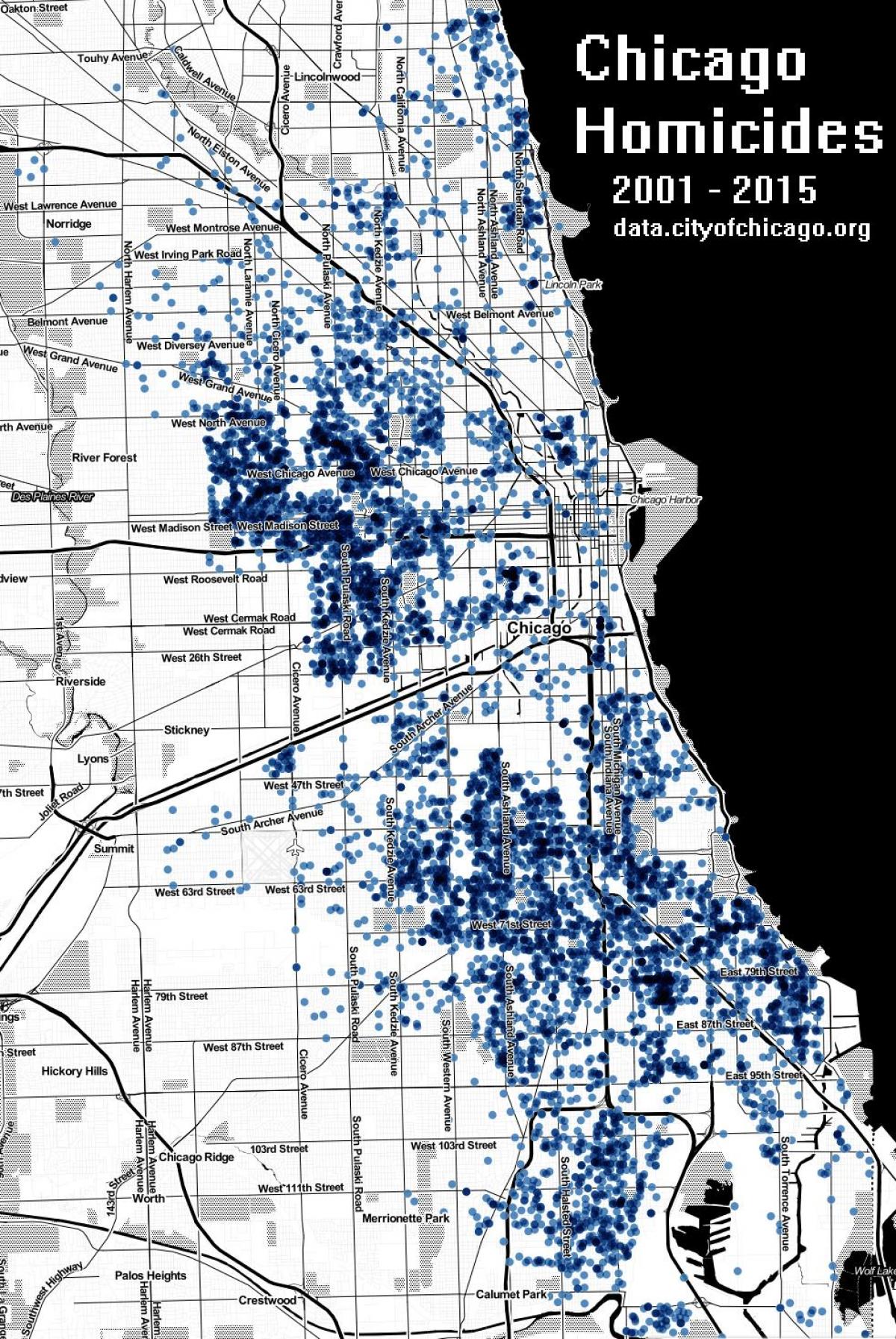 Chicago mord kart