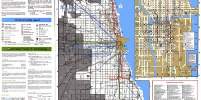 Bussruter Chicago kart