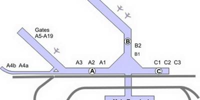 Mdw flyplassen kart