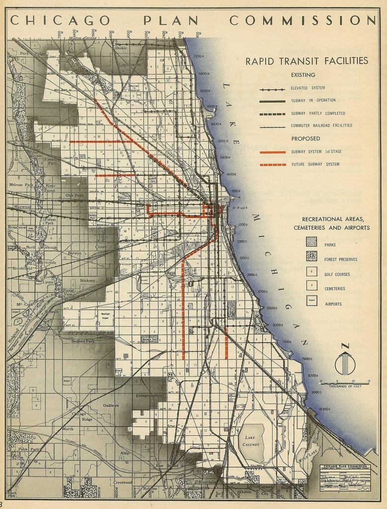 kart over Chicago t