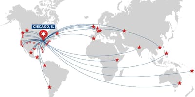 Chicago på kartet